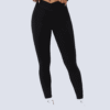 Legging | Cross Stitching Black - Gorgeous Feather