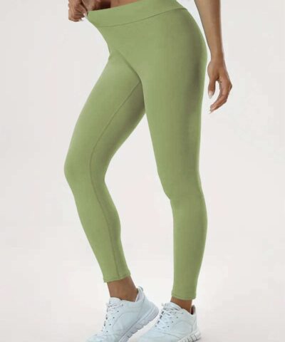 Legging | High Waist Butt Lift Army Green - Gorgeous Feather