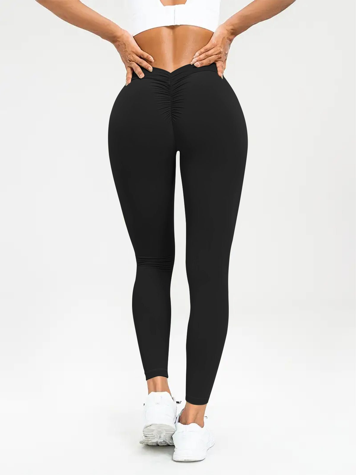 Legging | High Waist Butt Lift Black - Gorgeous Feather