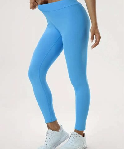 Legging | High Waist Butt Lift Blue - Gorgeous Feather