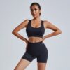 Legging | High Waist Two Piece Short Pants Orange - Gorgeous Feather