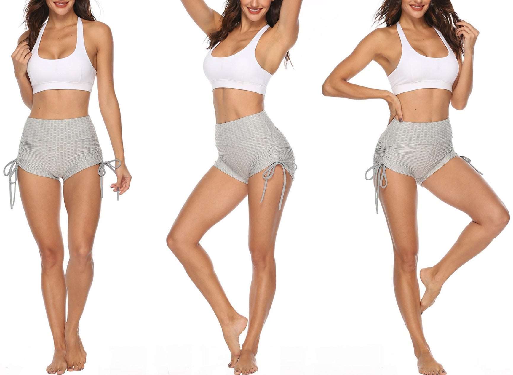 images Legging | Honeycomb Design Short Pants - Gorgeous Feather