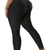 Leggings | Anti Cellulite Honeycomb Black - Gorgeous Feather
