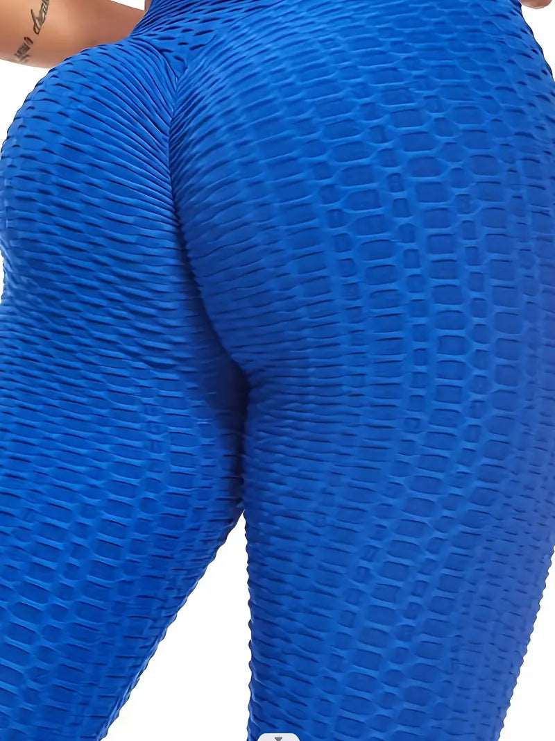 Leggings | Anti Cellulite Honeycomb Blue - Gorgeous Feather