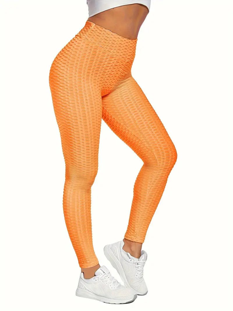 Leggings | Anti Cellulite Honeycomb Orange - Gorgeous Feather