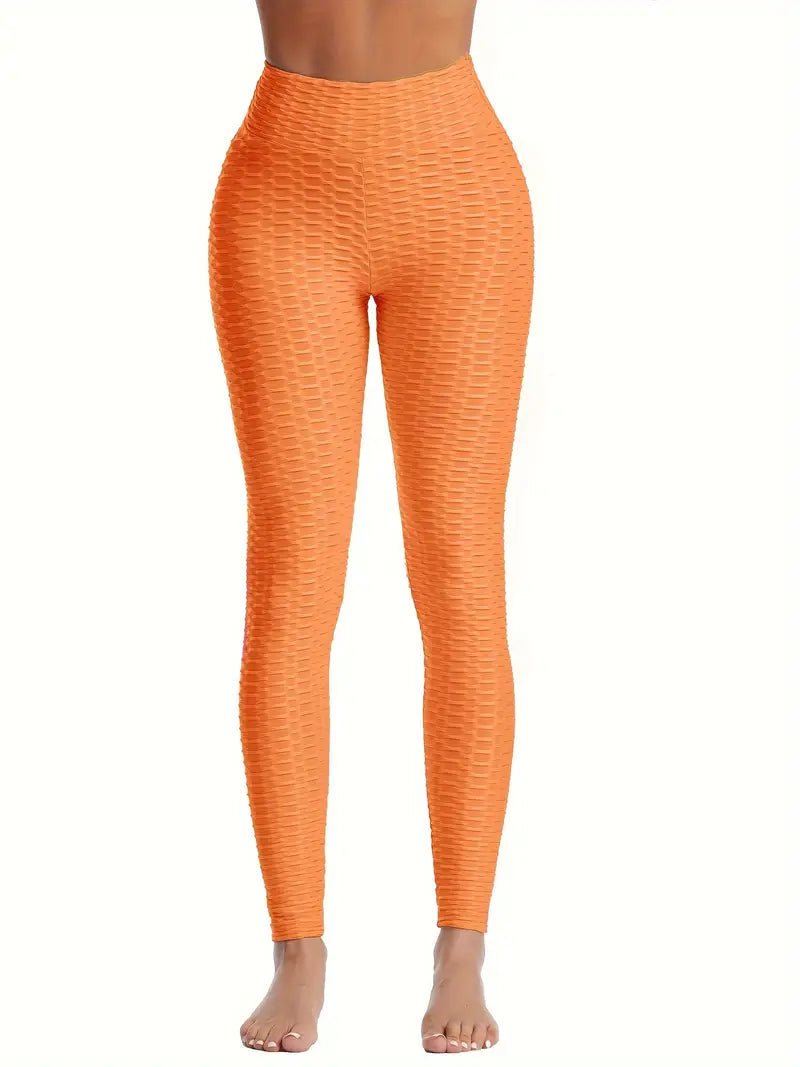 Leggings | Anti Cellulite Honeycomb Orange - Gorgeous Feather
