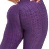 Leggings | Anti Cellulite Honeycomb Purple - Gorgeous Feather