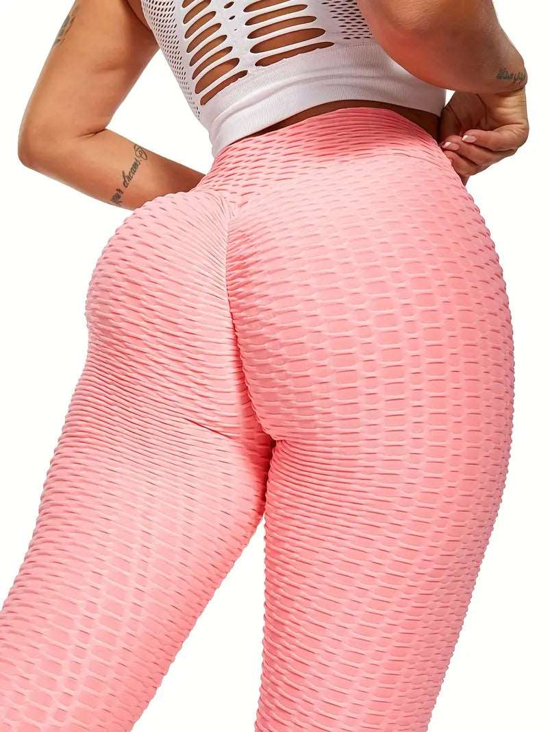 Leggings | Anti Cellulite Honeycomb Rose Red - Gorgeous Feather
