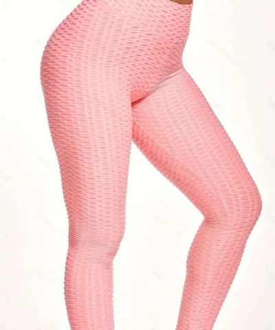 Leggings | Anti Cellulite Honeycomb Rose Red - Gorgeous Feather