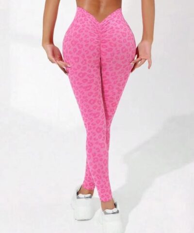 Legging | Seamless Double Hip Lifting Pink - Gorgeous Feather