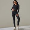 leggingseamlessleggingandzippertopgorgeousfeather109565 Legging | Seamless Legging and Zipper Top Gorgeous Feather