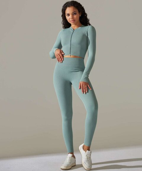 Legging | Seamless Legging and Zipper Top