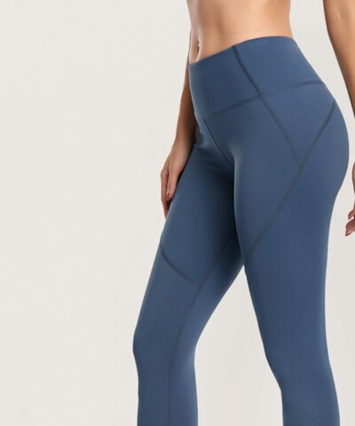 Legging | Tight Fitting Hip Lift Legging Navy Blue - Gorgeous Feather