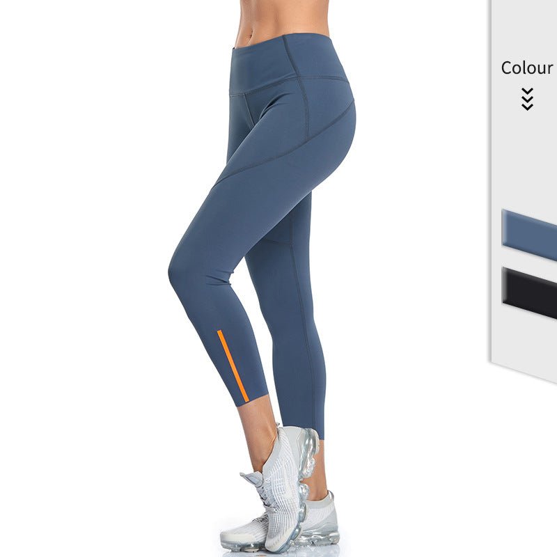 Legging | Tight Fitting Hip Lift Legging Navy Blue - Gorgeous Feather