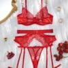 images Lingerie Set Gem Stud Underwear Set - Gorgeous Feather
