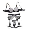 images Lingerie Set Gem Stud Underwear Set - Gorgeous Feather