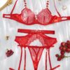 images Lingerie Set Gem Stud Underwear Set - Gorgeous Feather