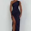 Maxi Dress | One - shoulder Backless Split - Gorgeous Feather