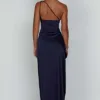 Maxi Dress | One - shoulder Backless Split - Gorgeous Feather
