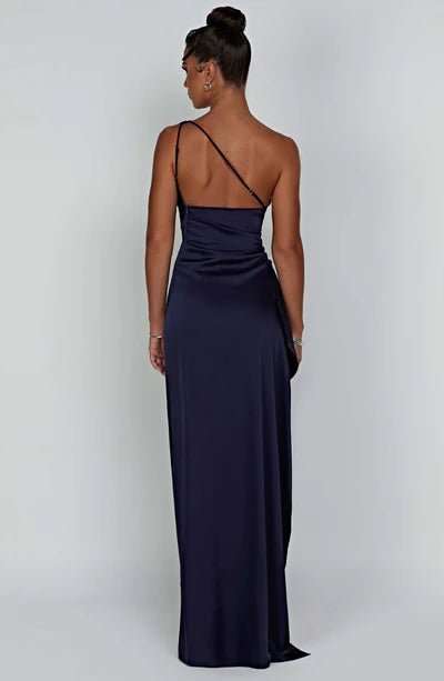 Maxi Dress | One - shoulder Backless Split - Gorgeous Feather