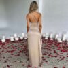 Maxi Dress | One - shoulder Backless Split - Gorgeous Feather