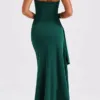 images Maxi Dress Strapless Split Mermaid Dress Green - Gorgeous Feather