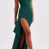 images Maxi Dress Strapless Split Mermaid Dress Green - Gorgeous Feather