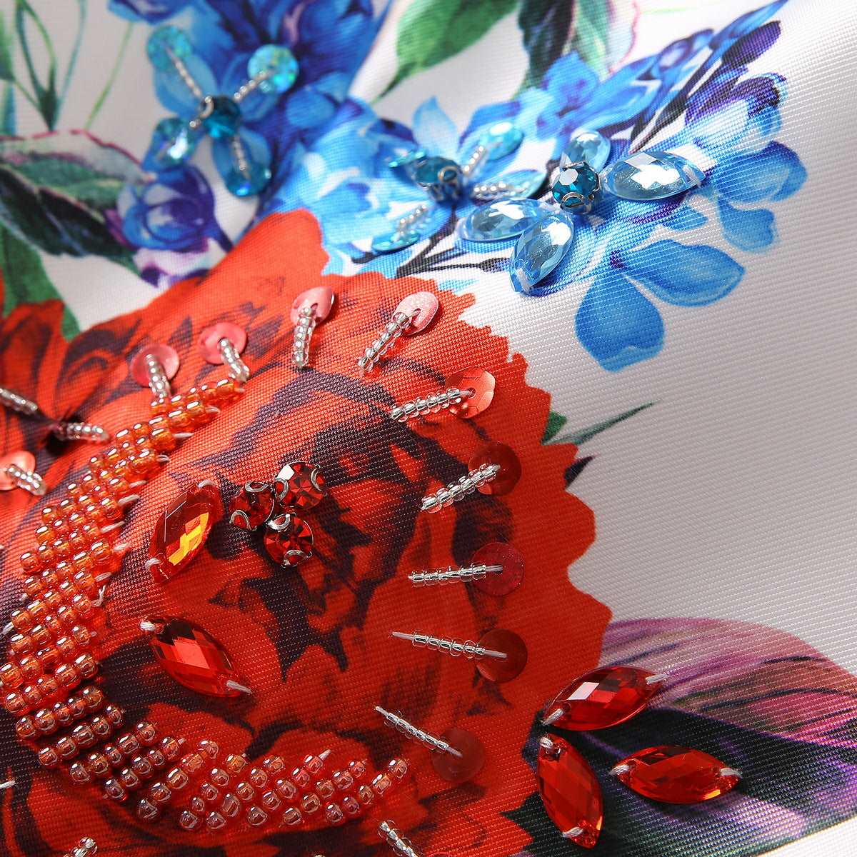 Midi Dress | Handmade Beaded Pleated Dress - Gorgeous Feather