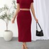 mididresshighwaistsideslimfitdressgorgeousfeather912456 Midi Dress | High Waist Side Slim Fit Dress Gorgeous Feather