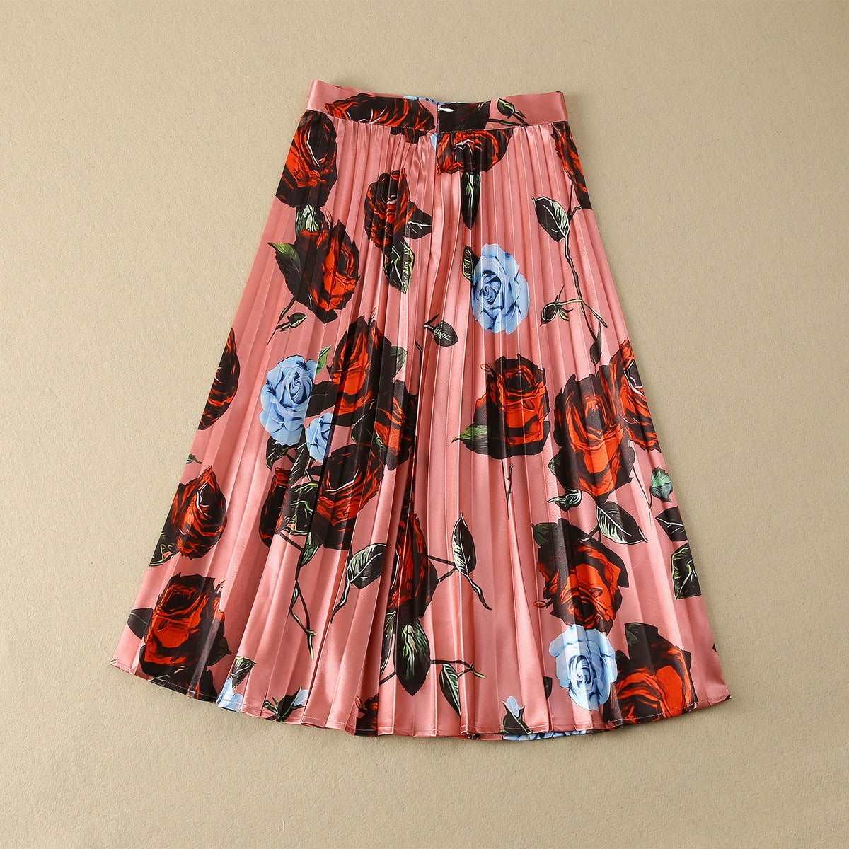 Midi Dress | Pleated Skirt Fashion Suit - Gorgeous Feather