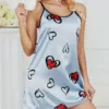 Pajama Set | Satin Slip Dress Night Dress Love Big - Gorgeous Feather