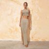 Swimsuit | Knitted Hollow Swimsuit Outerwear Set - Gorgeous Feather
