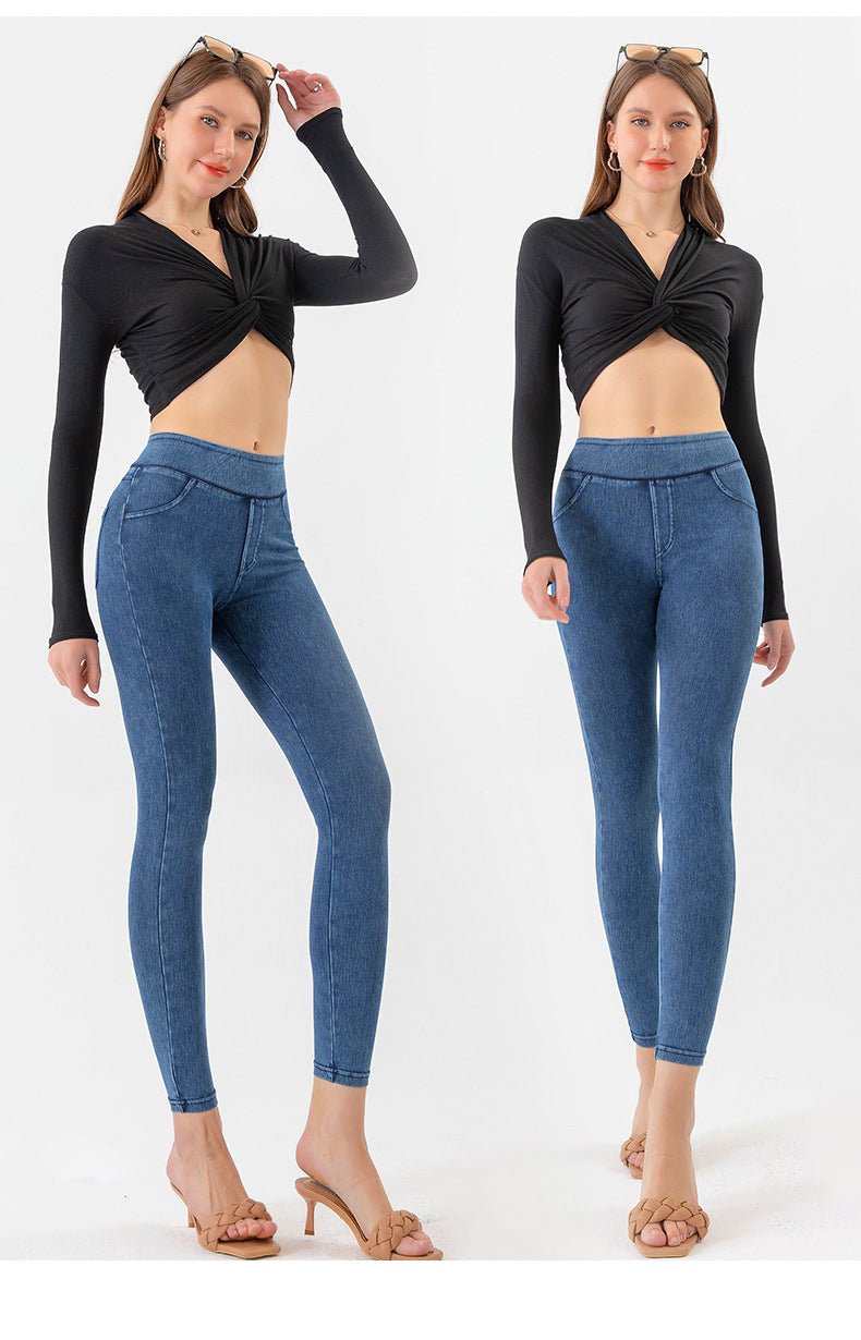 Tight Pants | High Waist Long Pants - Gorgeous Feather