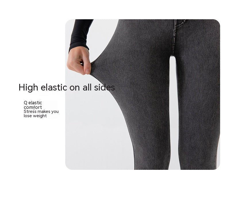 Tight Pants | High Waist Long Pants - Gorgeous Feather