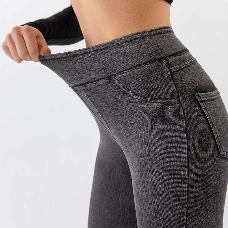 Tight Pants | High Waist Long Pants - Gorgeous Feather