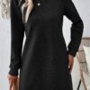 winterdressknitteddresslongsleevecrewneckgorgeousfeather721481 Winter Dress Knitted Dress Long Sleeve Crew Neck Gorgeous Feather