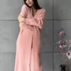 Winter Dress Knitted Long Sleeve Dress Cardigan Set - Gorgeous Feather