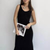 Winter Dress Knitted Long Sleeve Dress Cardigan Set - Gorgeous Feather