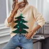 Winter Tops Christmas Tree Pullover Sweater - Gorgeous Feather