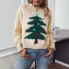 Winter Tops Christmas Tree Pullover Sweater - Gorgeous Feather