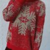Winter Tops Snowflake Elk Funny Christmas Sweater - Gorgeous Feather