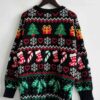 images Winter Tops Stylish Loose Funny Christmas Sweaters - Gorgeous Feather