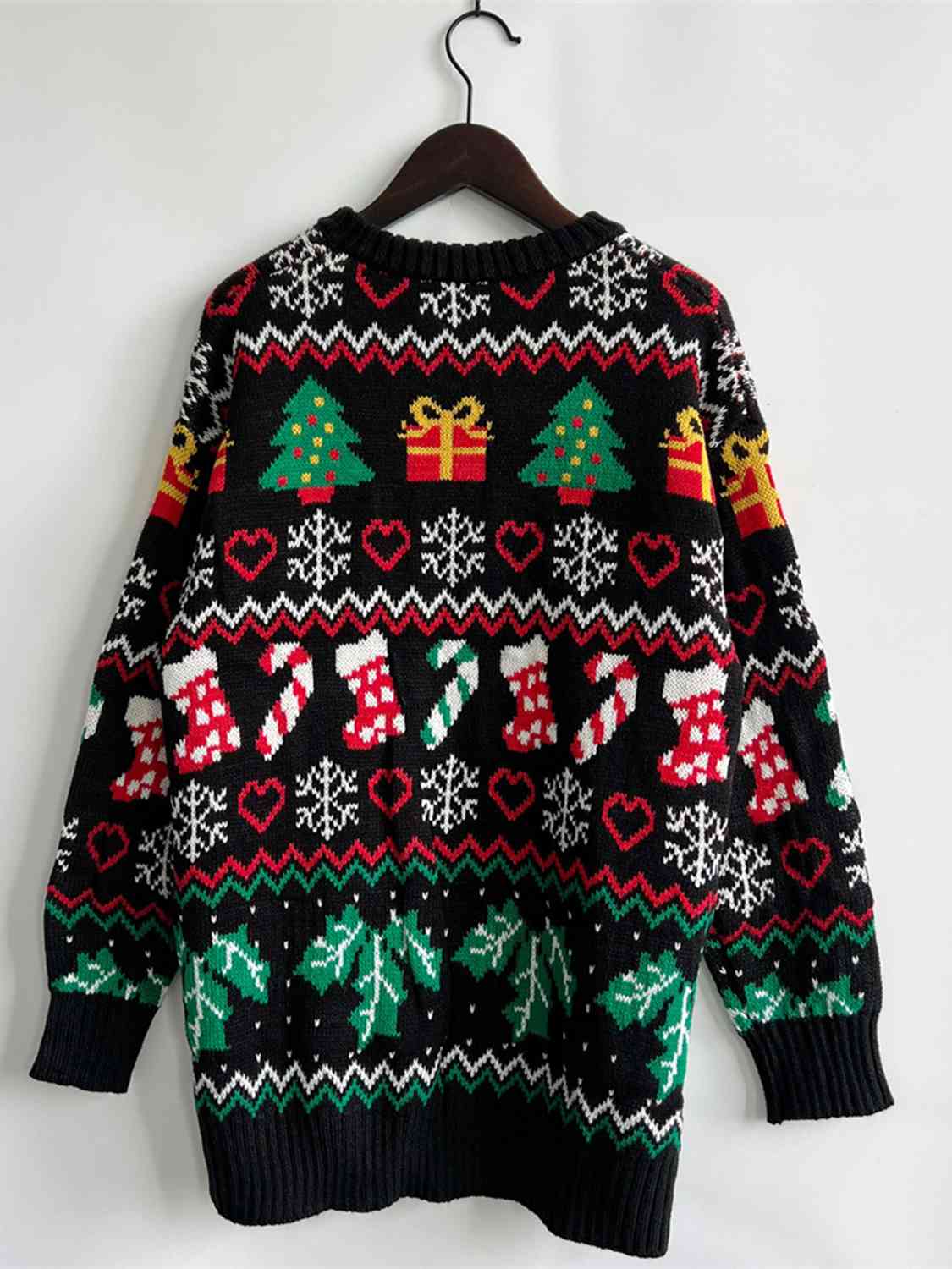 images Winter Tops Stylish Loose Funny Christmas Sweaters - Gorgeous Feather