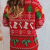 images Winter Tops Stylish Loose Funny Christmas Sweaters - Gorgeous Feather