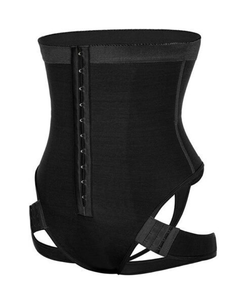 High-Waisted Shaping Briefs with Front Fastening