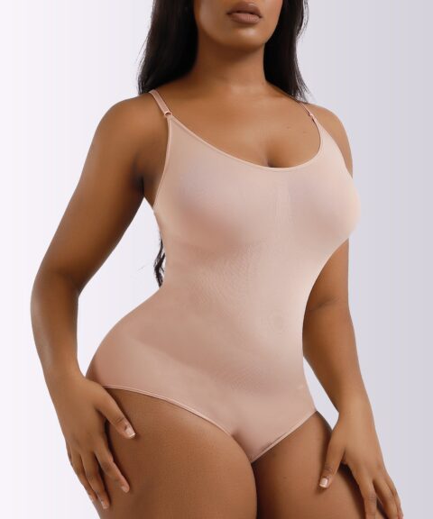 Scoop Neck Shapewear Bodysuit