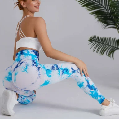 Legging | Seamless Leggings Tie-dye Printed