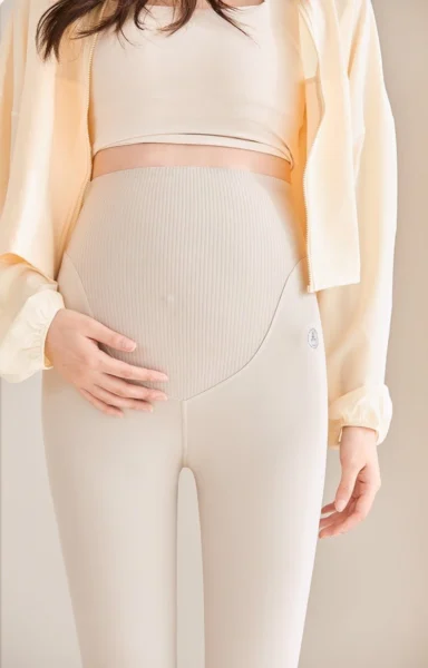 Maternity Dresses | Leggings Beige - Gorgeous Feather