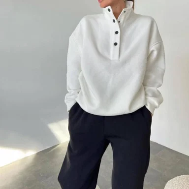 Button-Neck Lounge Set